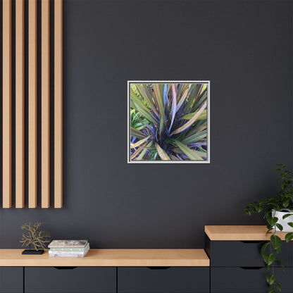 Radiant Leaves - Unique Stretched Canvas Wall Art - Art By Earth