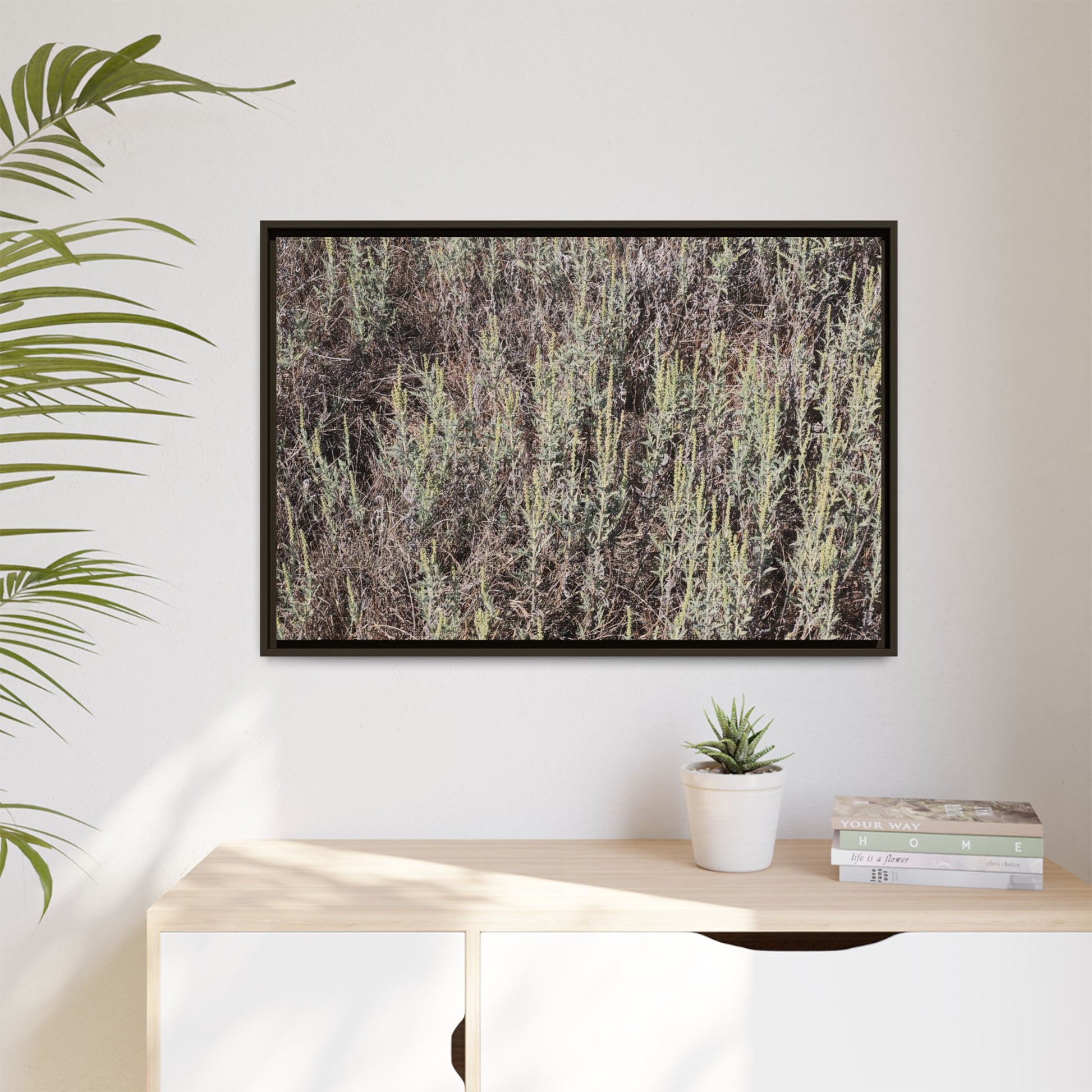 Sage Fields Forever - Unique Stretched Canvas Wall Art - Art By Earth