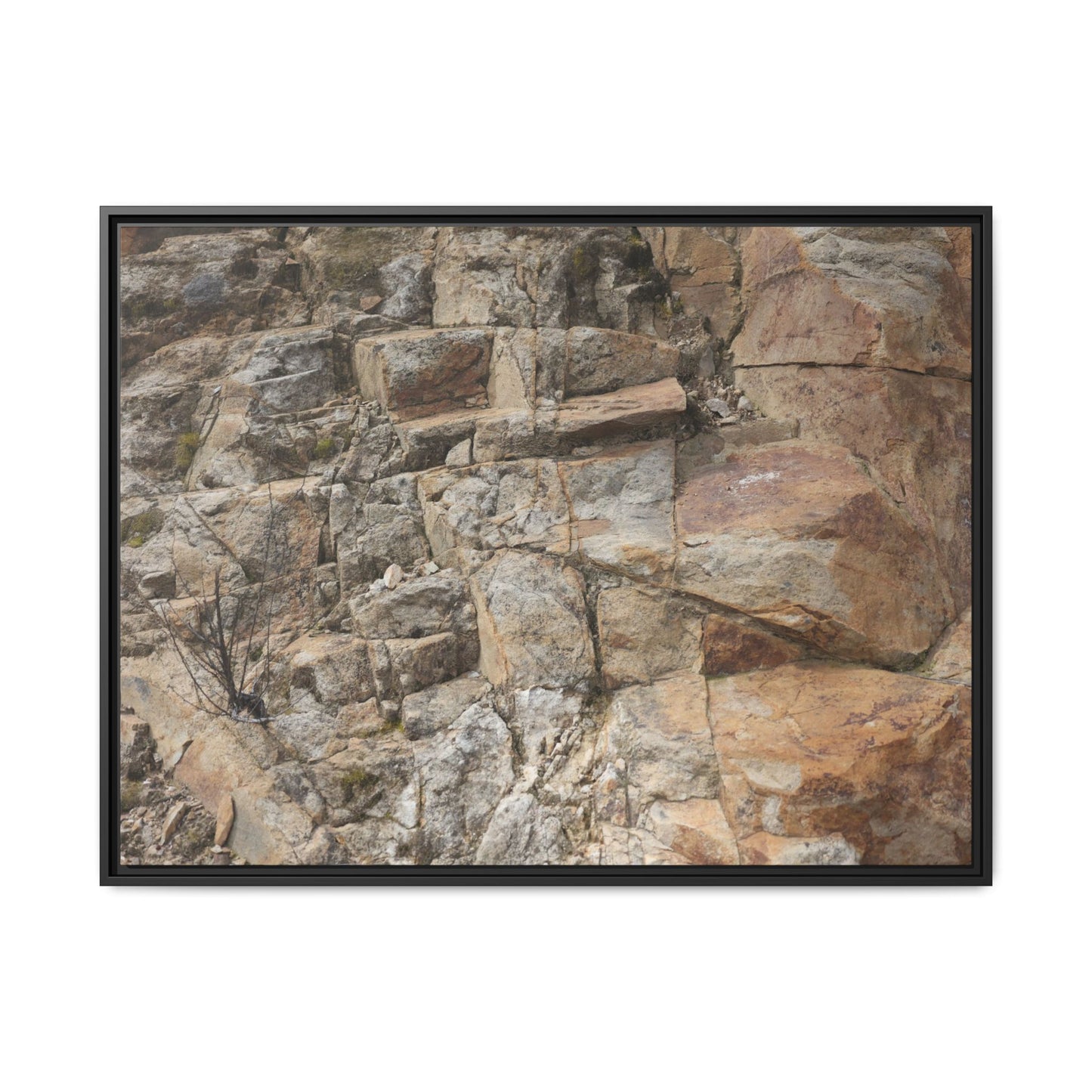 Sandstone Symphony - Unique Stretched Canvas Wall Art - Art By Earth