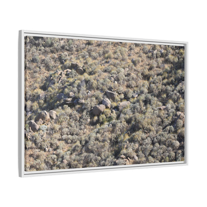 Arid Terrain Study - Unique Stretched Canvas Wall Art - Art By Earth