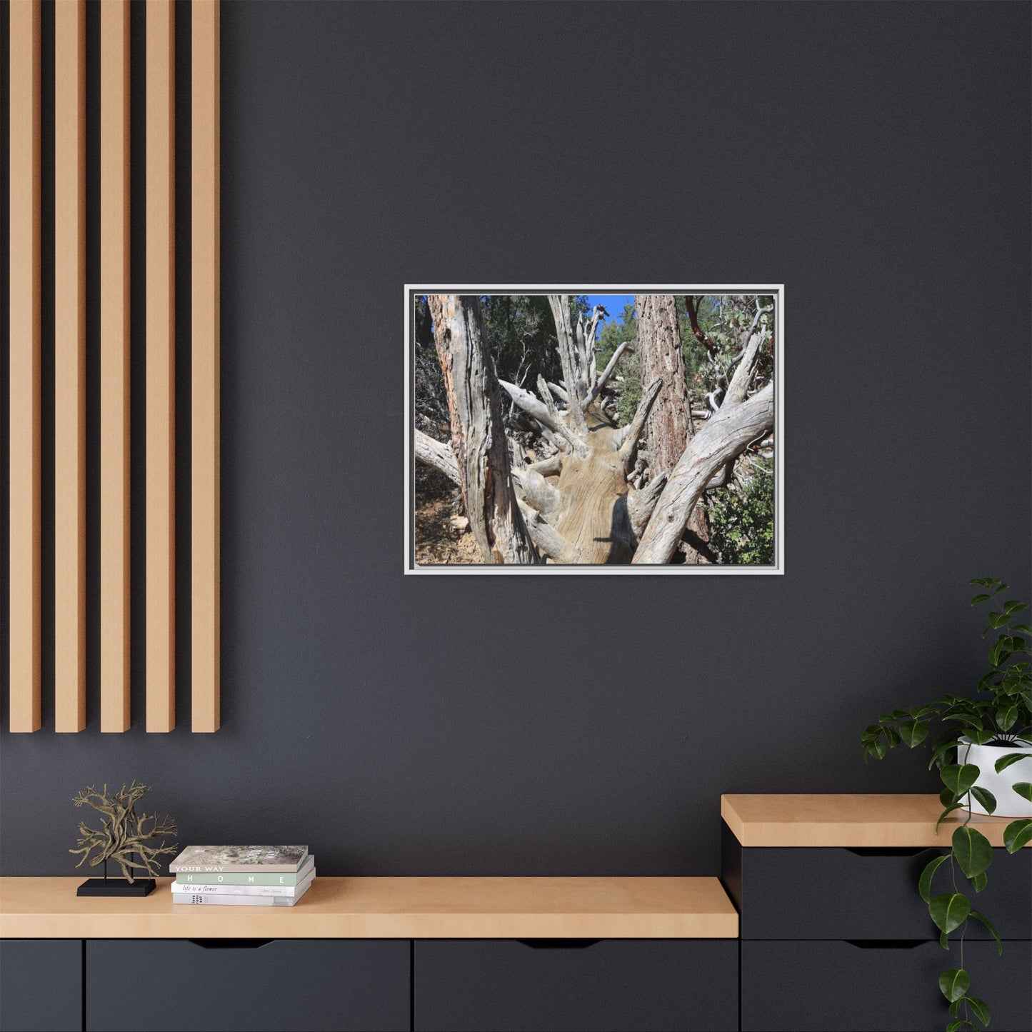 Forest Sentinels - Unique Stretched Canvas Wall Art