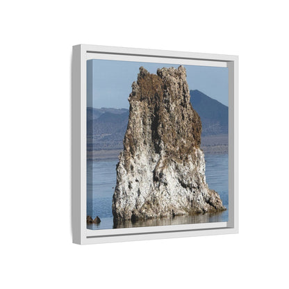 Tufa Tower Reflection - Unique Stretched Canvas Wall Art