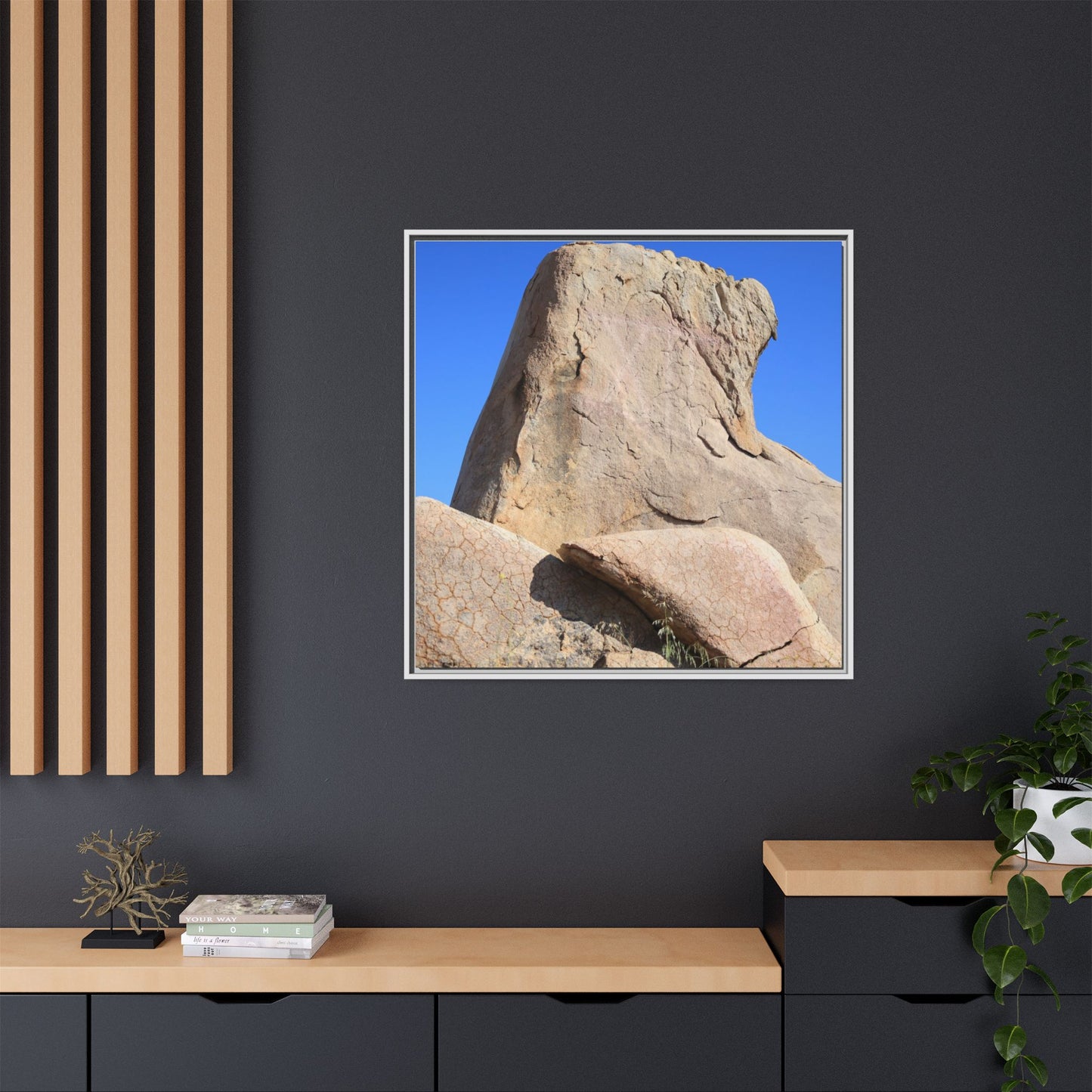 Rocky Sentinel - Unique Stretched Canvas Wall Art - Art By Earth