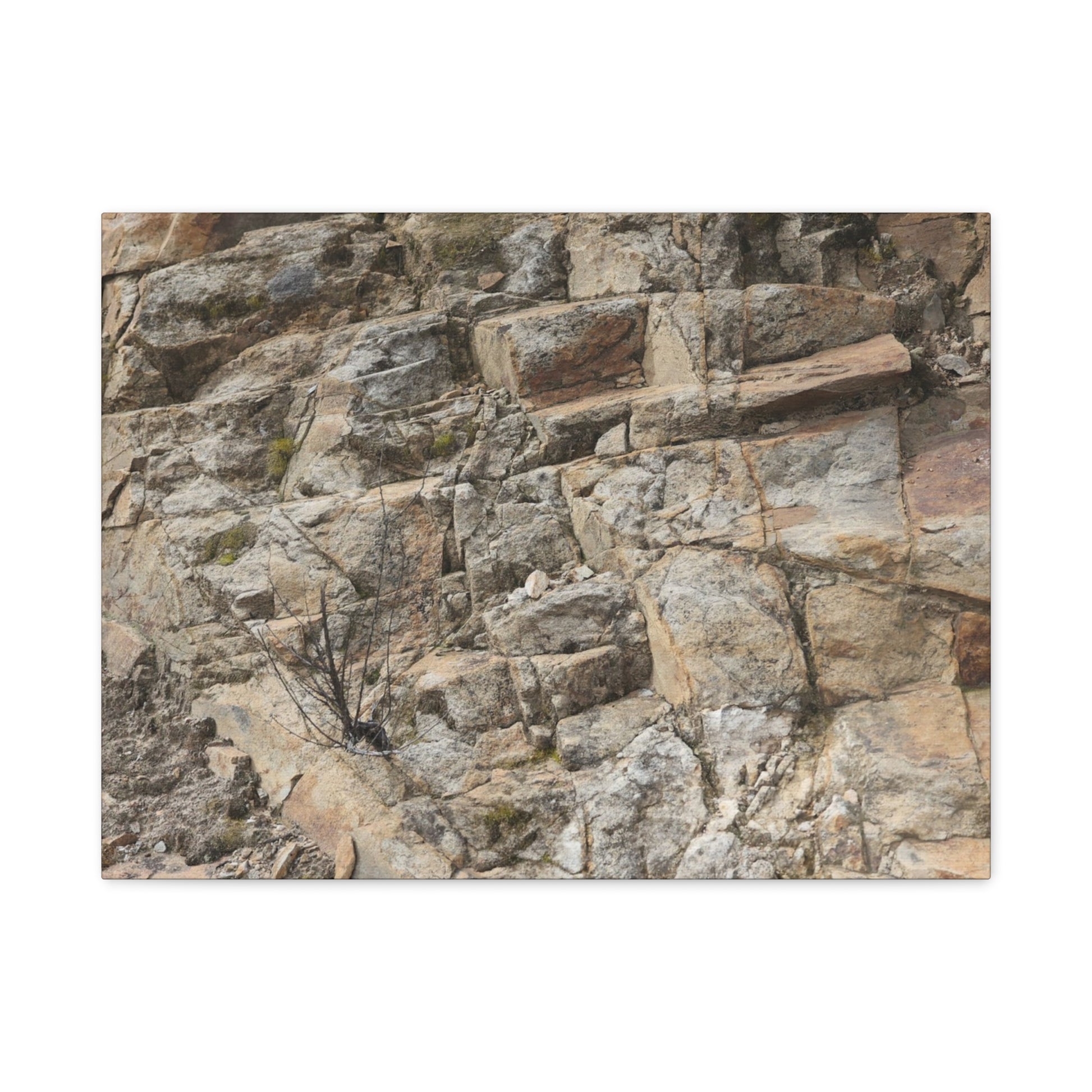 Broken Rock Canvas - Unique Frameless Canvas Wall Art - Art By Earth