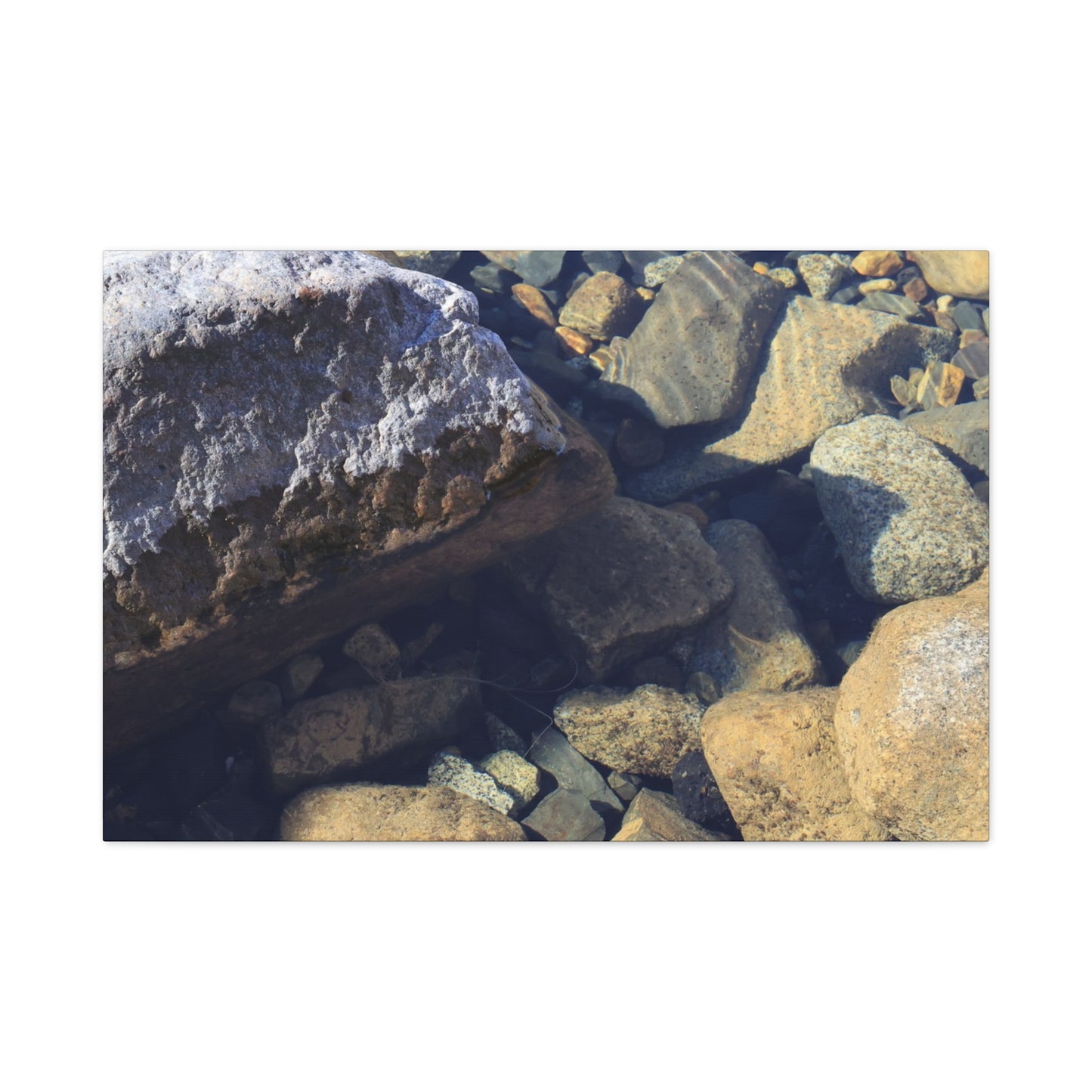 Lithic Symphony - Unique Frameless Canvas Wall Art