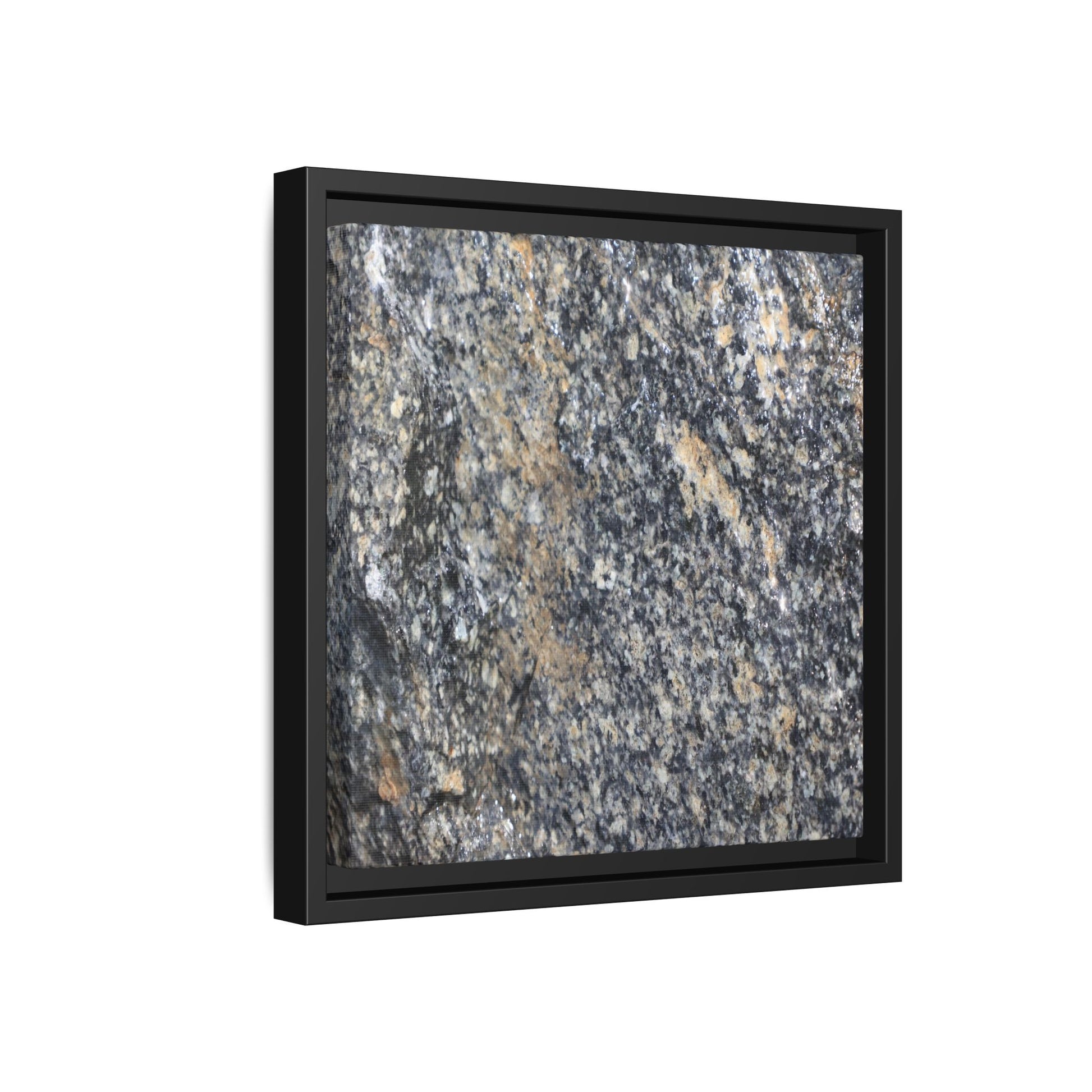 Crystalline Echoes - Unique Stretched Canvas Wall Art - Art By Earth