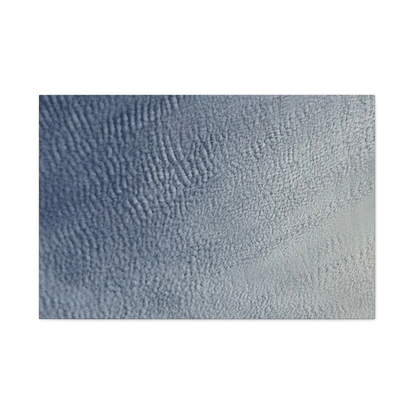 Undulating Whispers of Cerulean - Unique Frameless Canvas Wall Art - Art By Earth