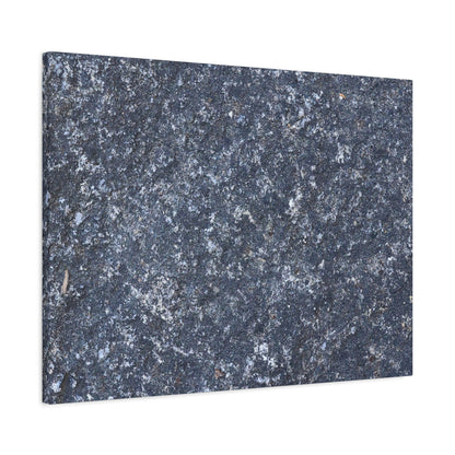 Frozen Whispers of Stone - Unique Frameless Canvas Wall Art - Art By Earth