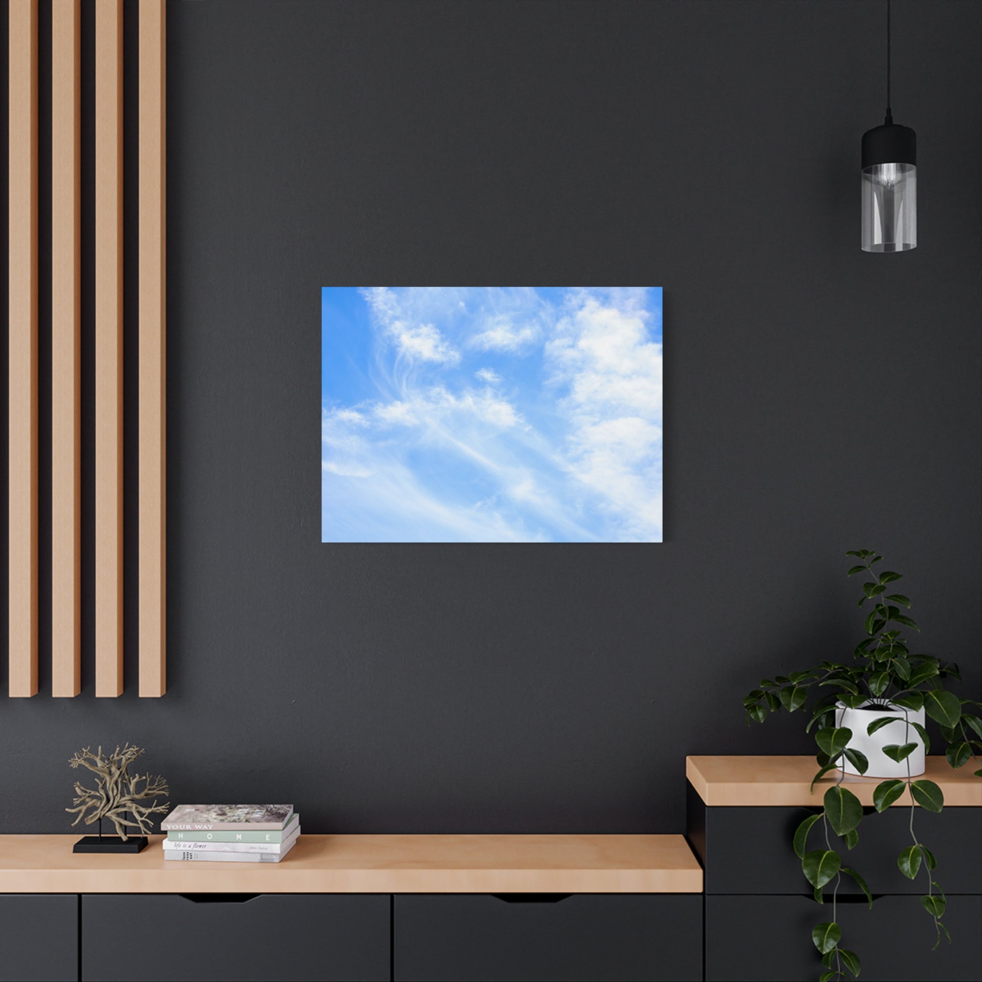 Whispers of Cerulean - Unique Frameless Canvas Wall Art - Art By Earth