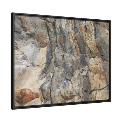 Stone's Silent Symphony - Unique Stretched Canvas Wall Art - Art By Earth