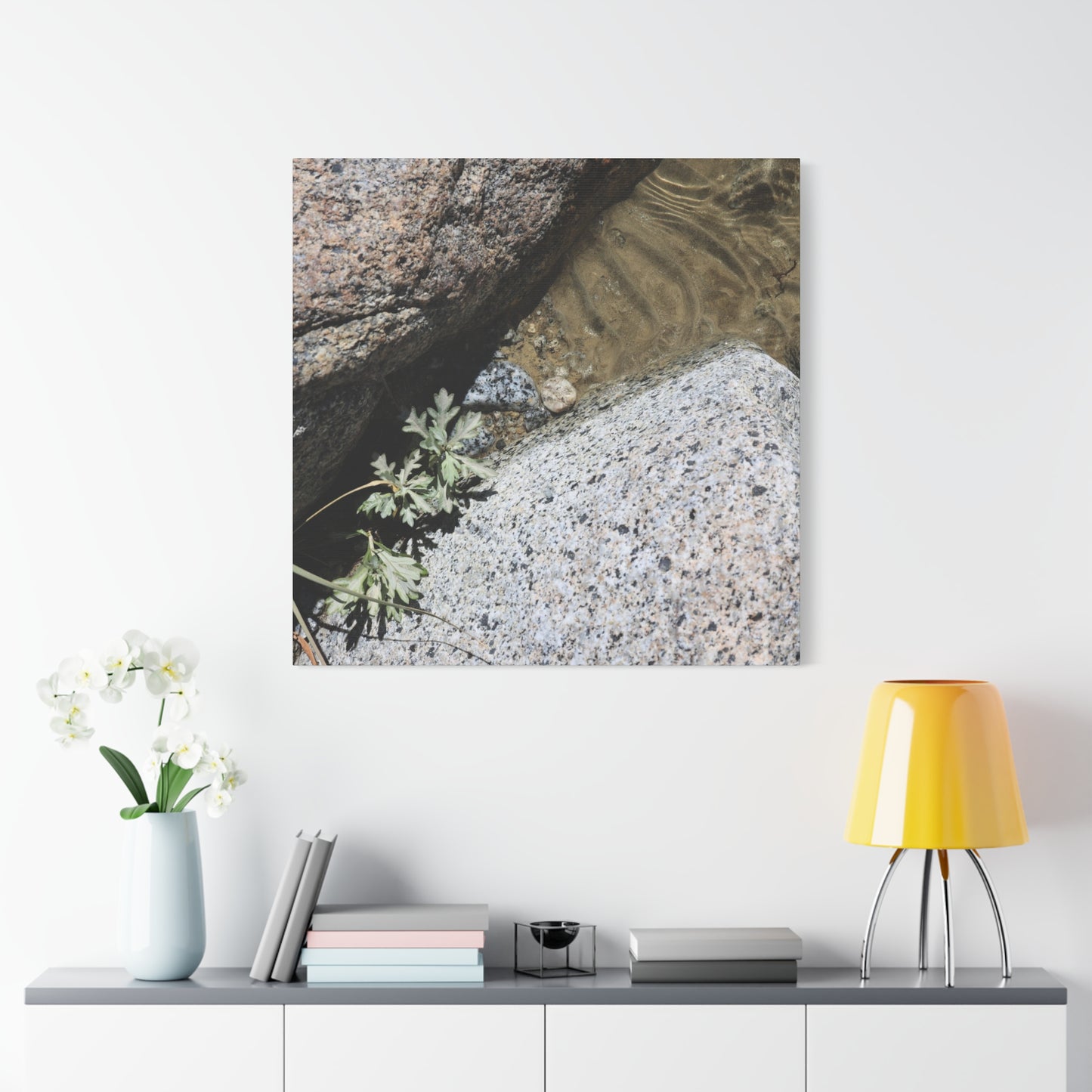 Between Stone and Sand - Unique Frameless Canvas Wall Art - Art By Earth