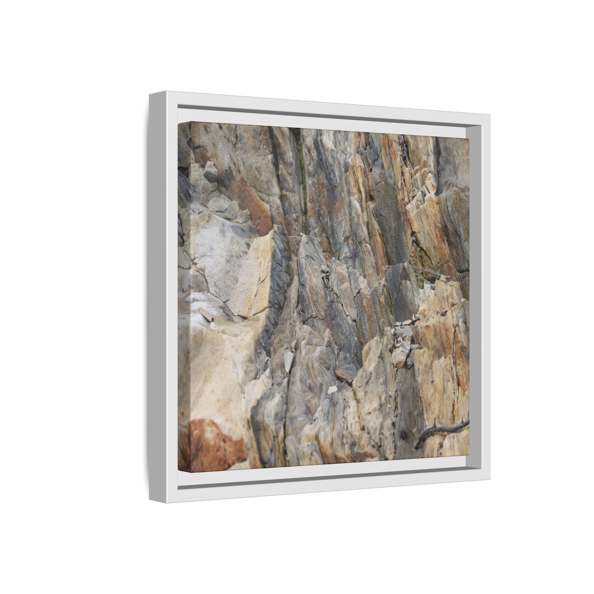 Stone's Silent Symphony - Unique Stretched Canvas Wall Art - Art By Earth