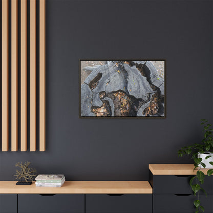 Time's Fractal Memory - Unique Stretched Canvas Wall Art - Art By Earth