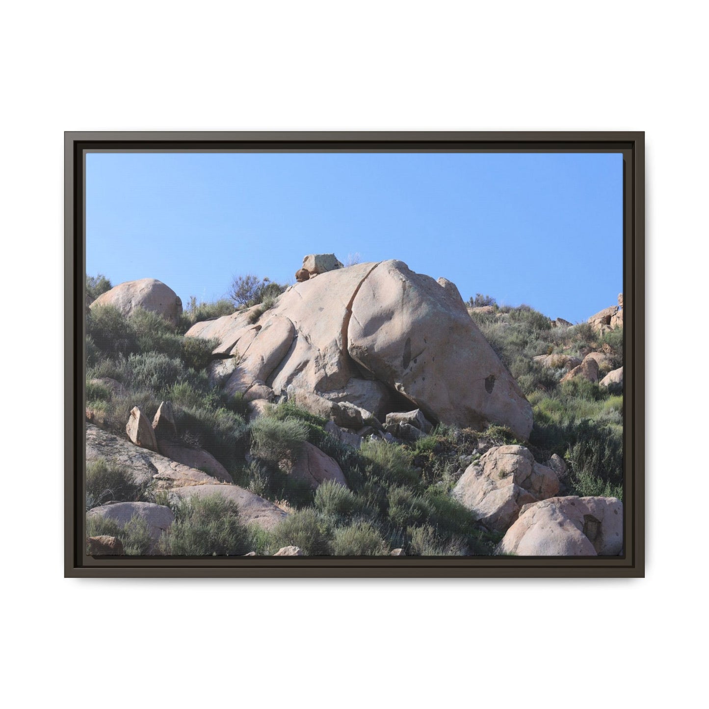 Ancient Stone Landscape - Unique Stretched Canvas Wall Art - Art By Earth