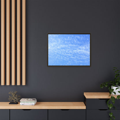 Wispy Blue Dreams - Unique Stretched Canvas Wall Art - Art By Earth