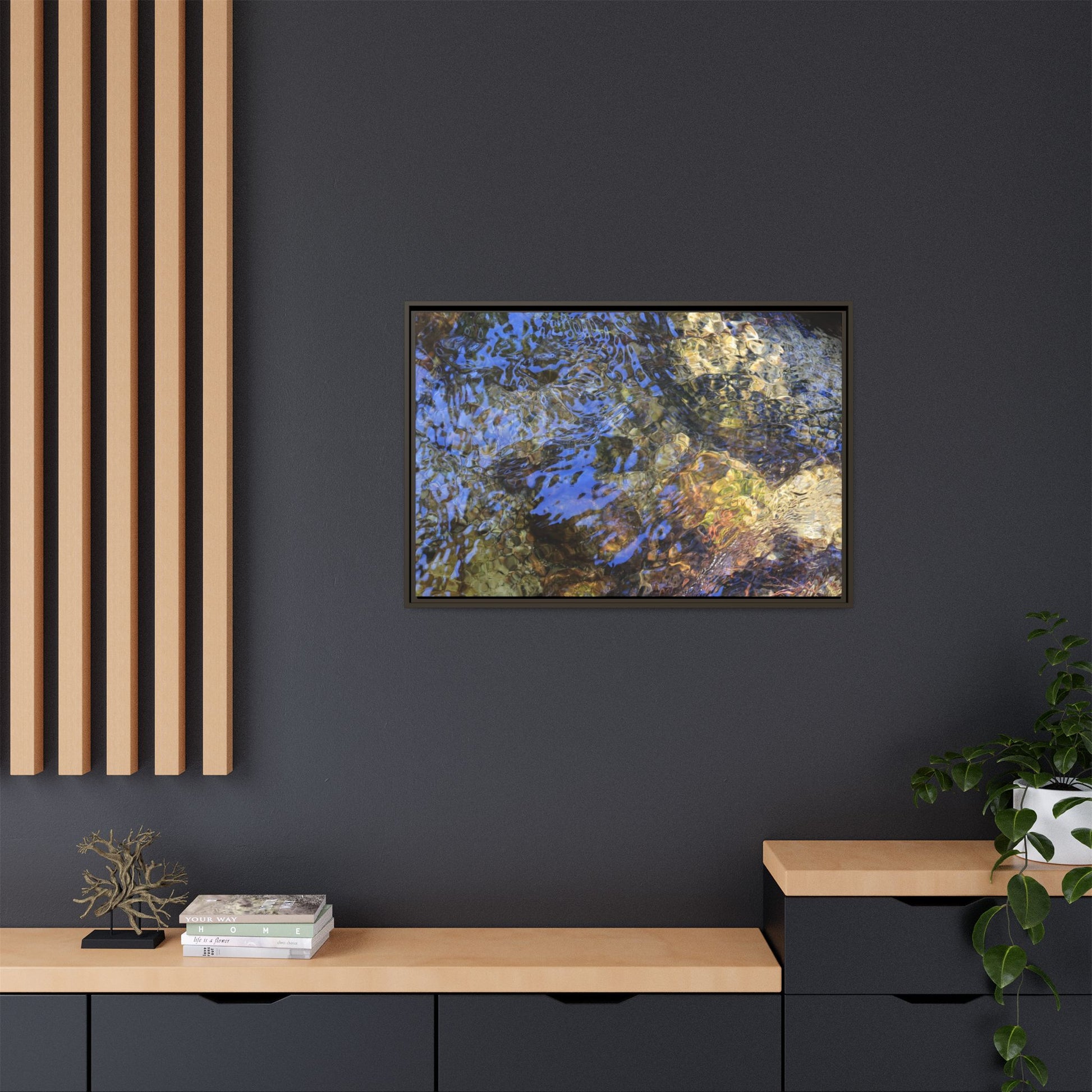 Aquatic Kaleidoscope - Unique Stretched Canvas Wall Art - Art By Earth