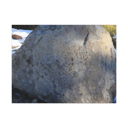 Stone of Silence - Unique Frameless Canvas Wall Art