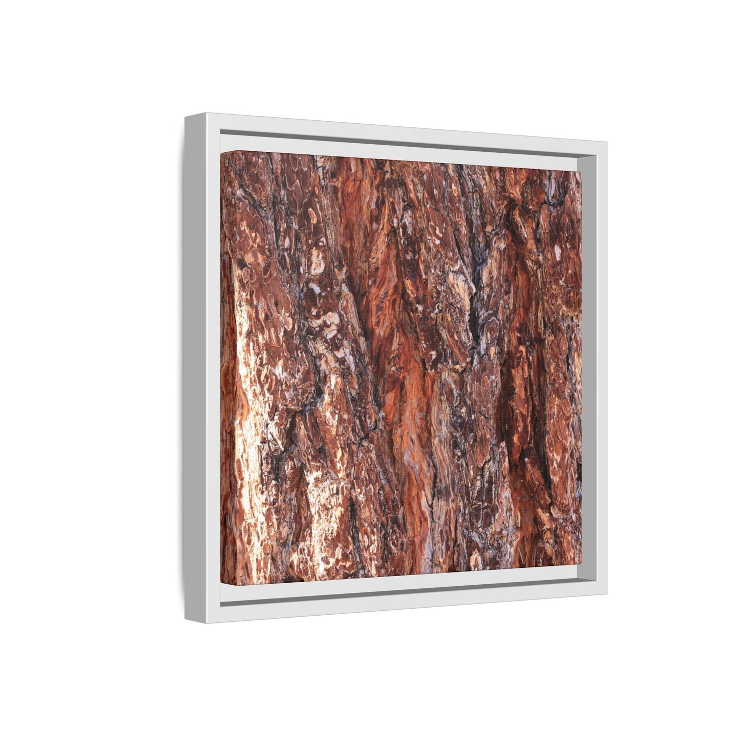 Wooden Mosaic - Unique Stretched Canvas Wall Art