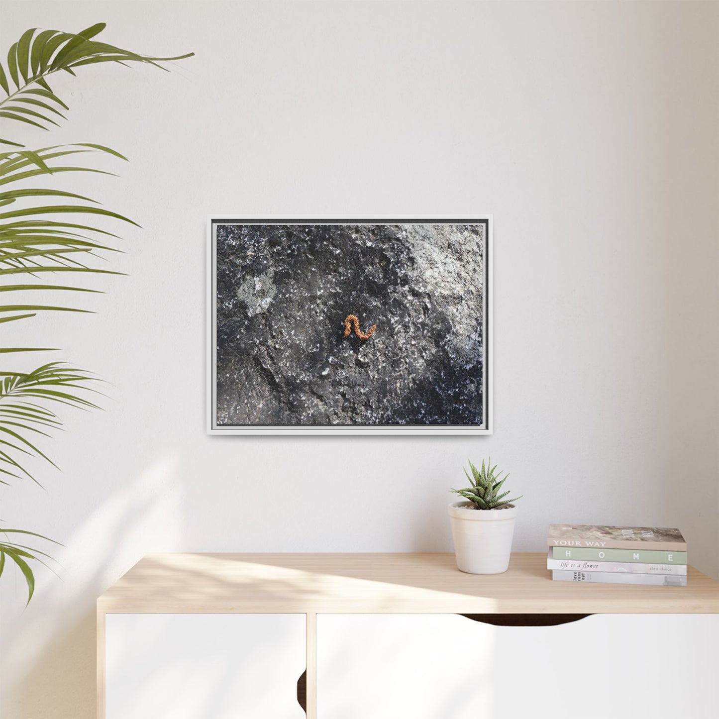Volcanic Ash and Copper - Unique Stretched Canvas Wall Art - Art By Earth