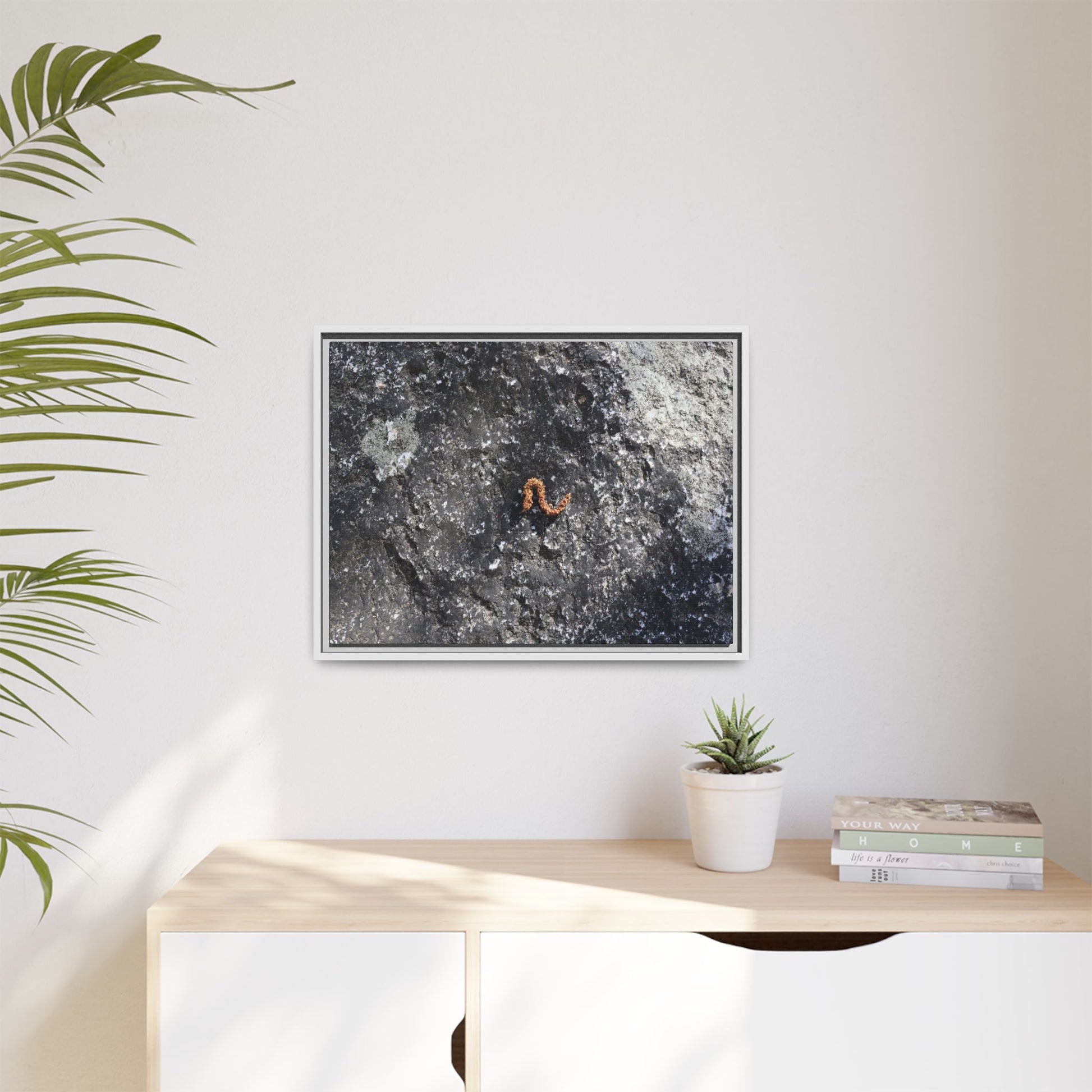 Volcanic Ash and Copper - Unique Stretched Canvas Wall Art - Art By Earth