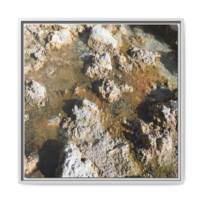 Stone Sea of Silence - Unique Stretched Canvas Wall Art