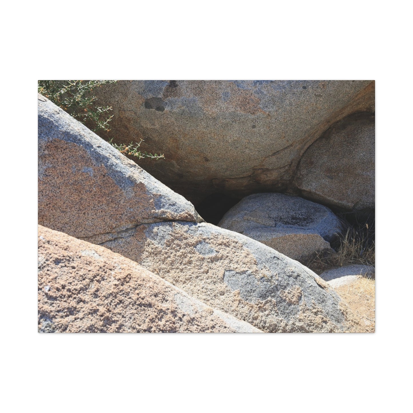 Rocky Shelter - Unique Frameless Canvas Wall Art