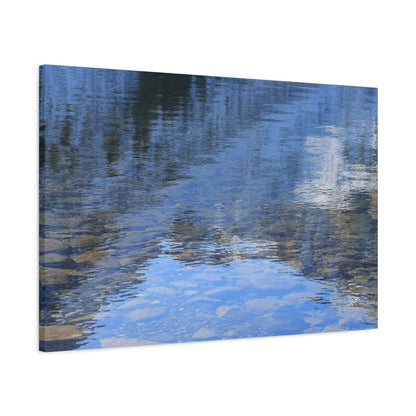 Reflections of Tranquility - Unique Frameless Canvas Wall Art