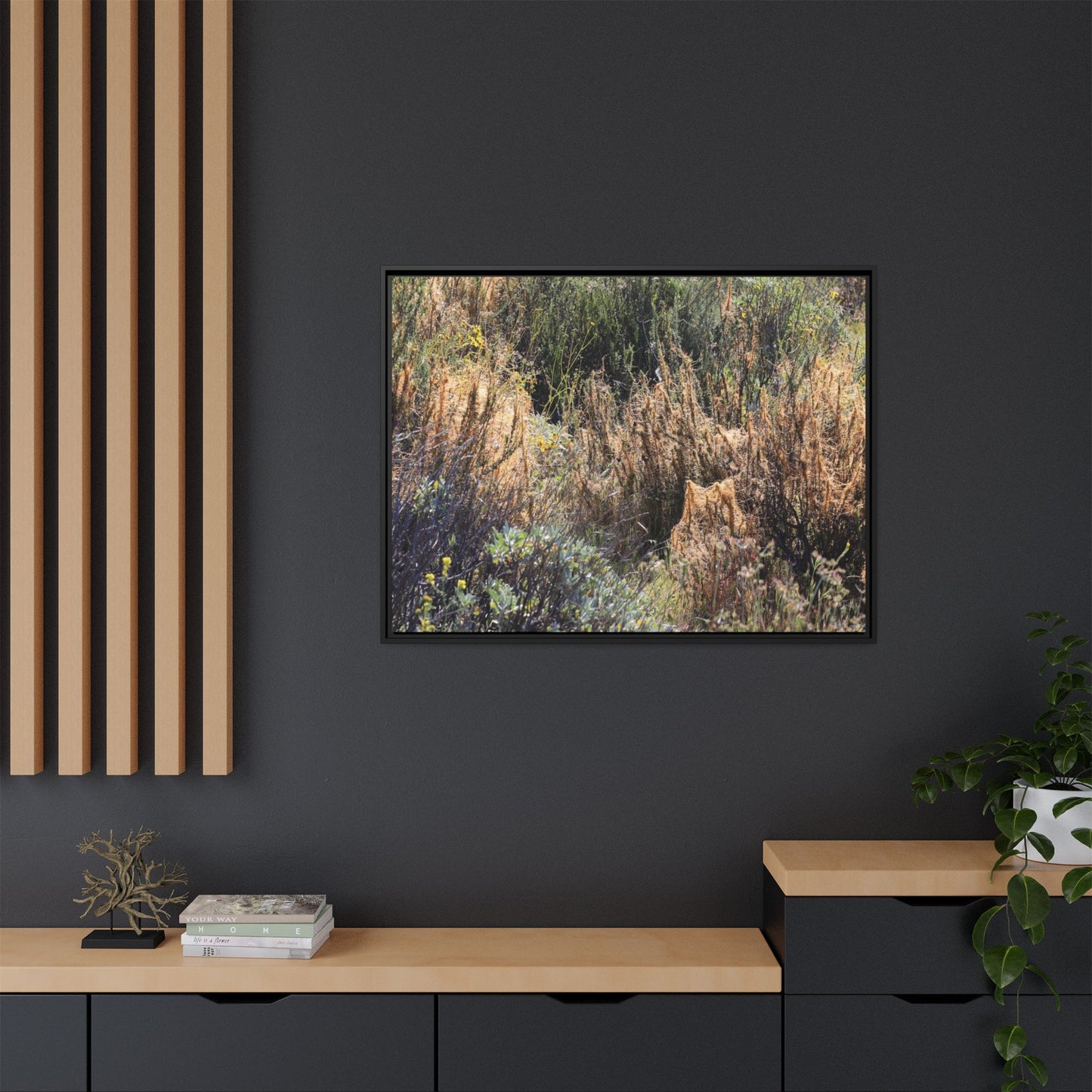 Drought-Stricken Landscape - Unique Stretched Canvas Wall Art - Art By Earth