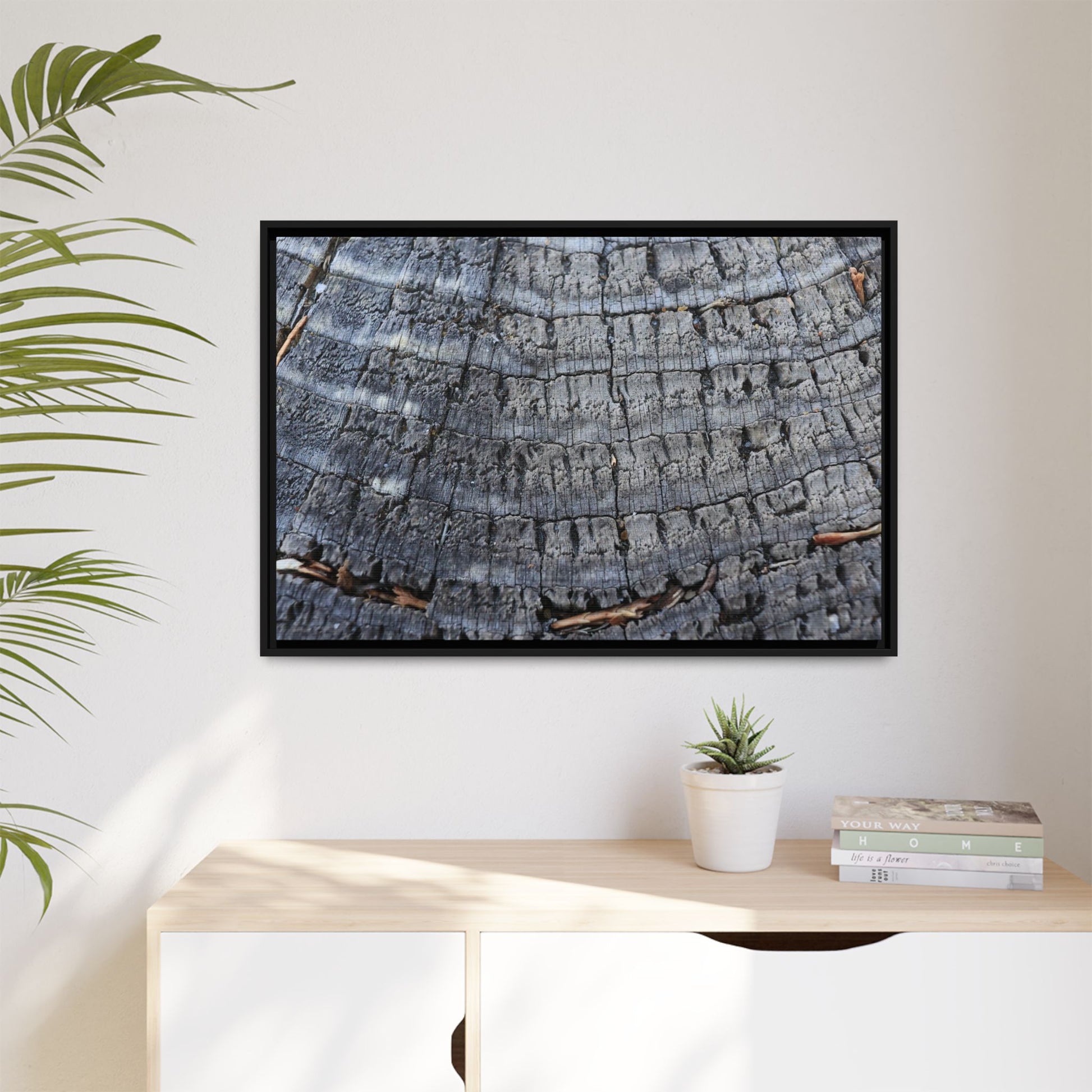 Charred Memories - Unique Stretched Canvas Wall Art - Art By Earth