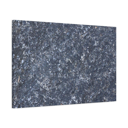 Frozen Whispers of Stone - Unique Frameless Canvas Wall Art - Art By Earth