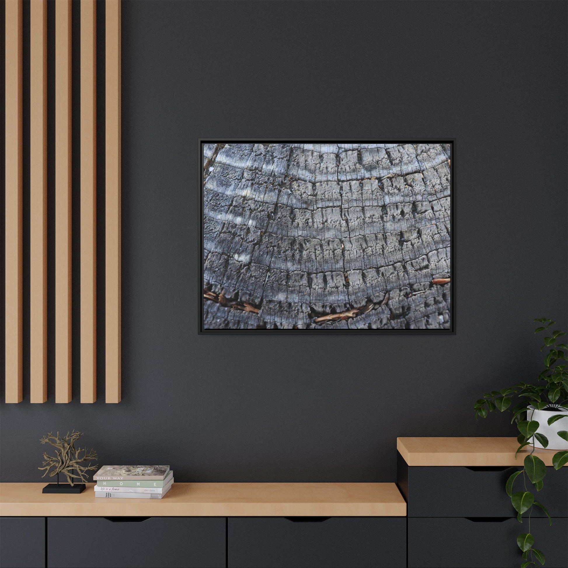 Charred Memories - Unique Stretched Canvas Wall Art - Art By Earth