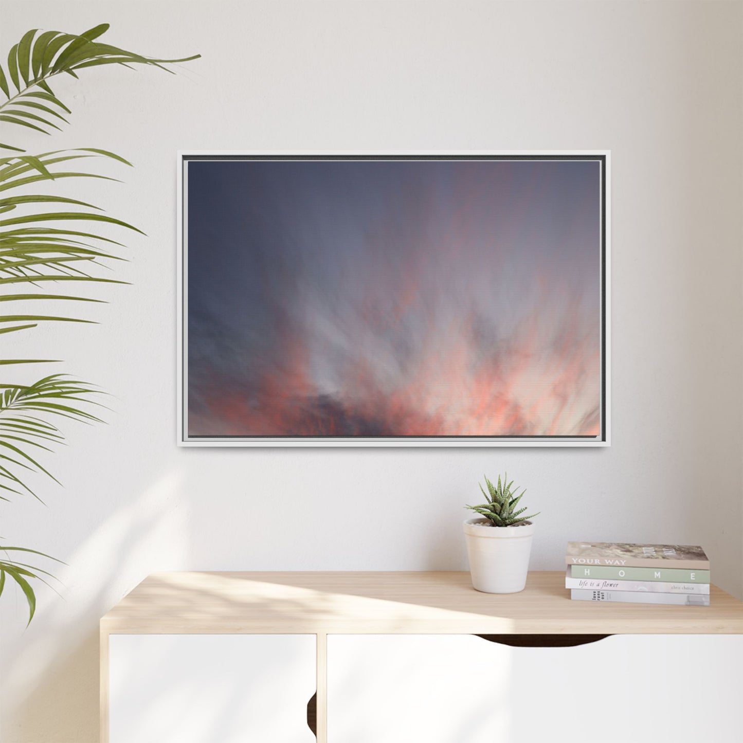 Celestial Blaze - Unique Stretched Canvas Wall Art - Art By Earth