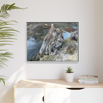 Carved by Water - Unique Stretched Canvas Wall Art