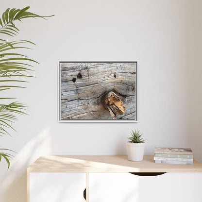 Weathered Wood Texture - Unique Stretched Canvas Wall Art - Art By Earth