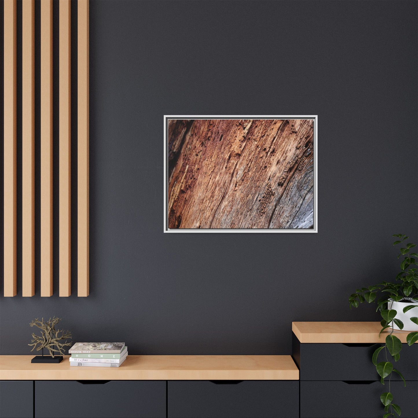 Time's Mark - Unique Stretched Canvas Wall Art - Art By Earth