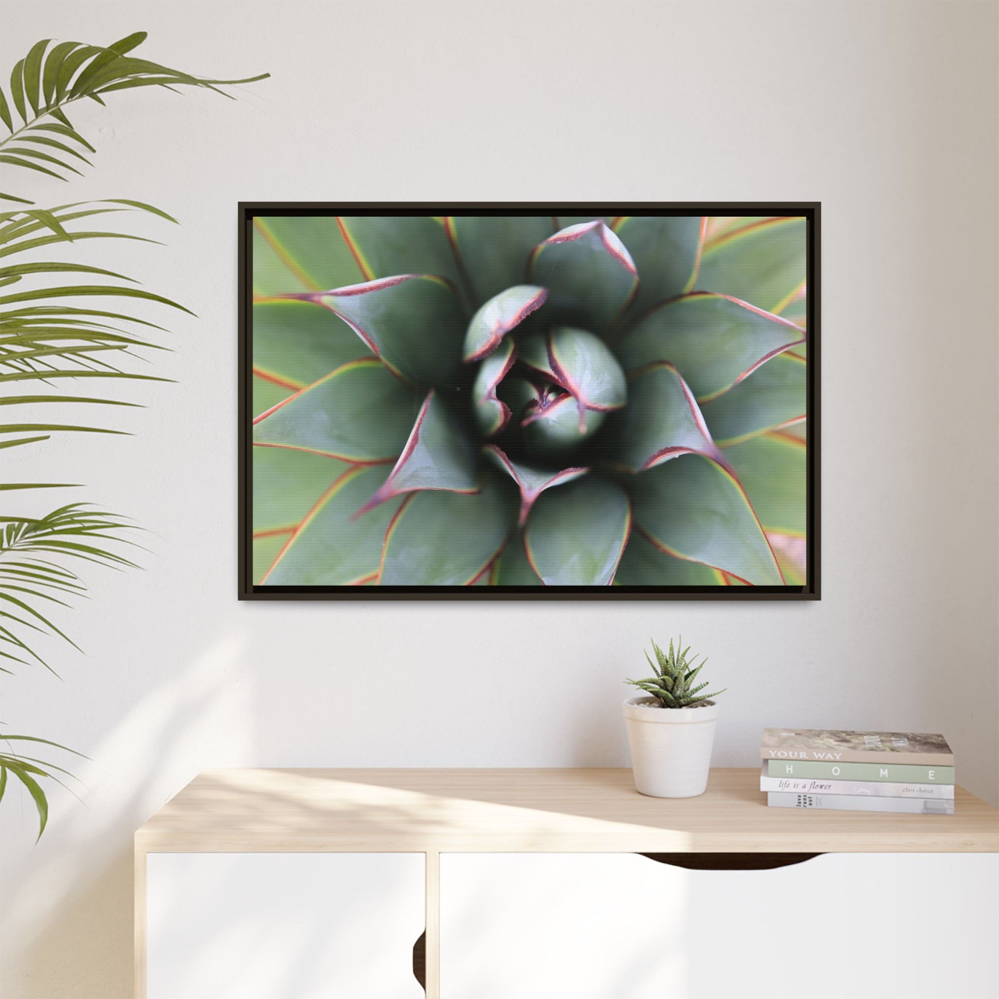 Spiky Elegance - Unique Stretched Canvas Wall Art - Art By Earth