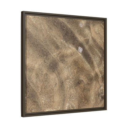 Underwater Sand Exploration - Unique Stretched Canvas Wall Art - Art By Earth
