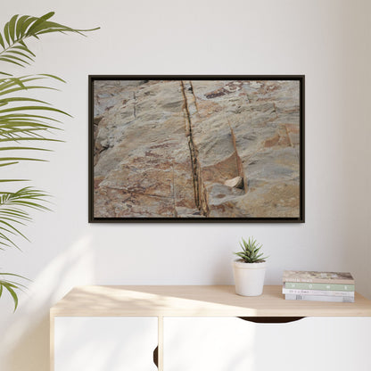 Sedimentary Symphony - Unique Stretched Canvas Wall Art - Art By Earth