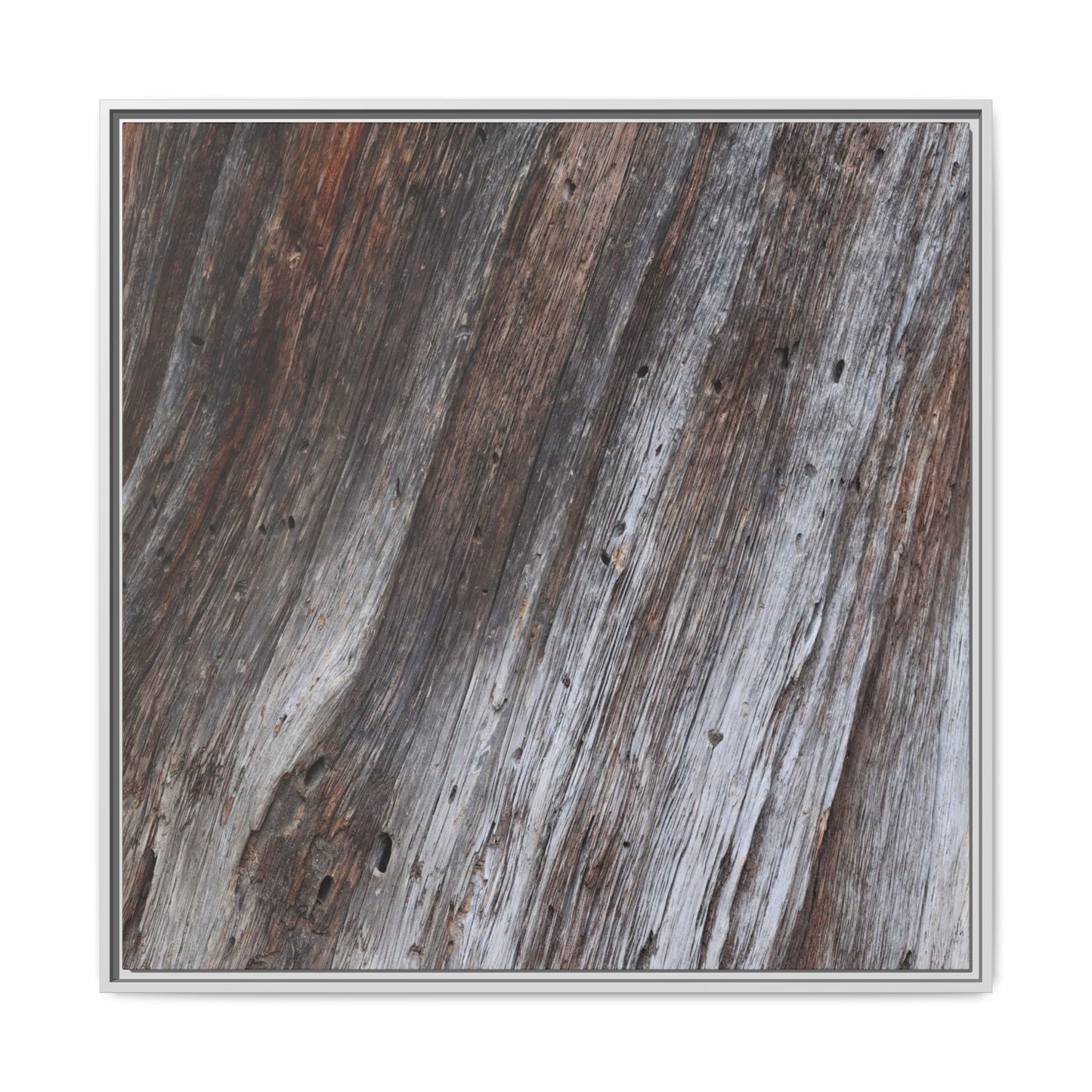 Aged Timber Texture - Unique Stretched Canvas Wall Art - Art By Earth
