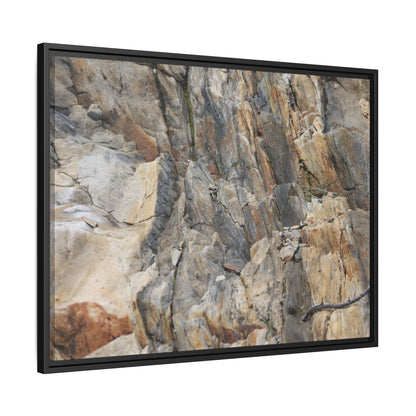 Stone's Silent Symphony - Unique Stretched Canvas Wall Art - Art By Earth