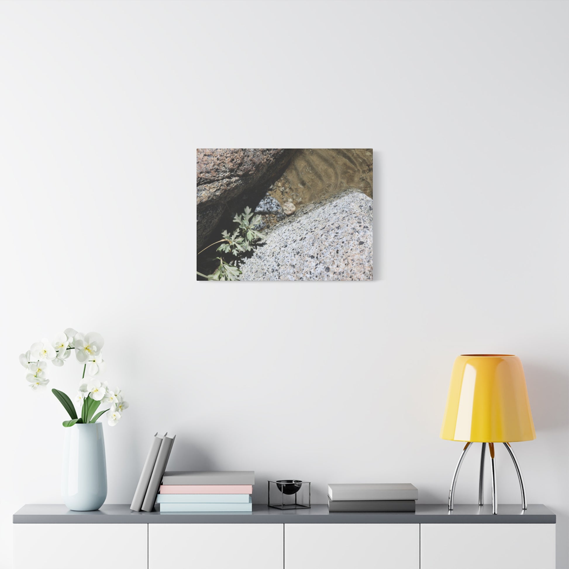 Between Stone and Sand - Unique Frameless Canvas Wall Art - Art By Earth