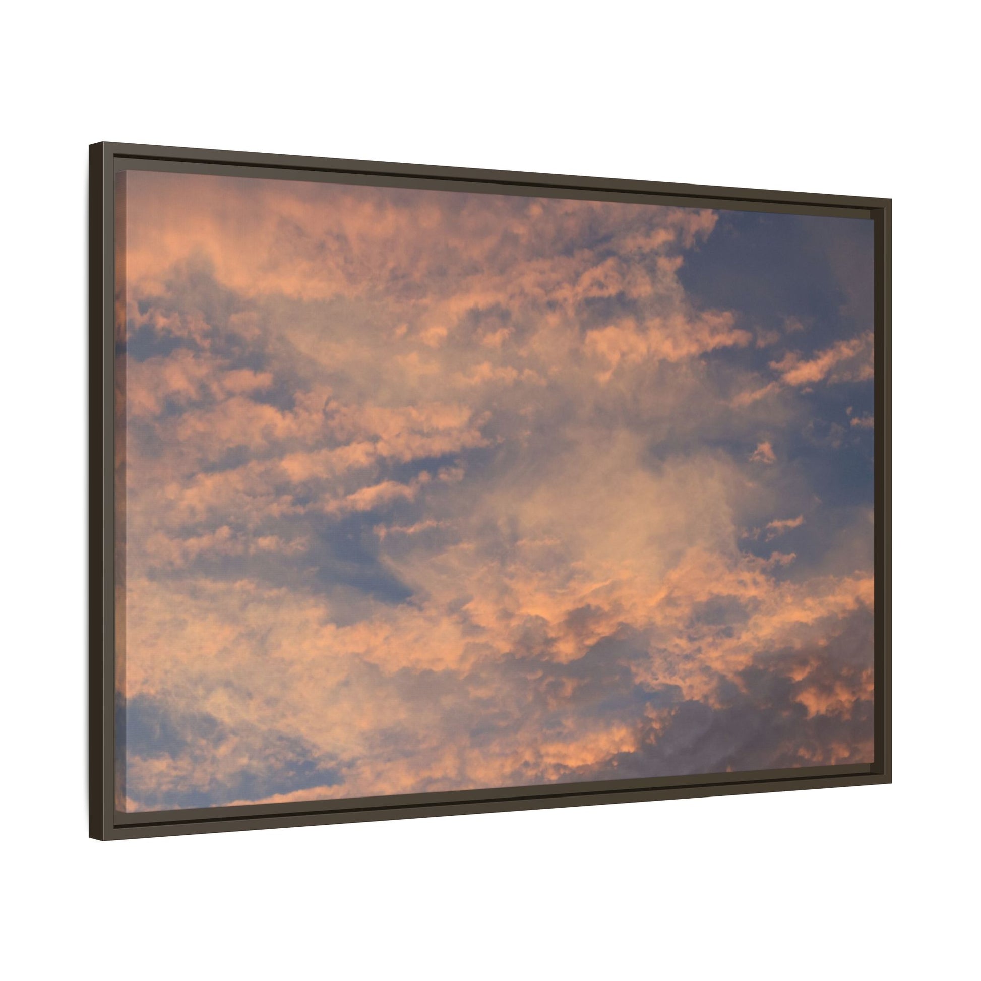 Sunset's Ethereal Canvas - Unique Stretched Canvas Wall Art - Art By Earth