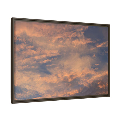 Sunset's Ethereal Canvas - Unique Stretched Canvas Wall Art - Art By Earth