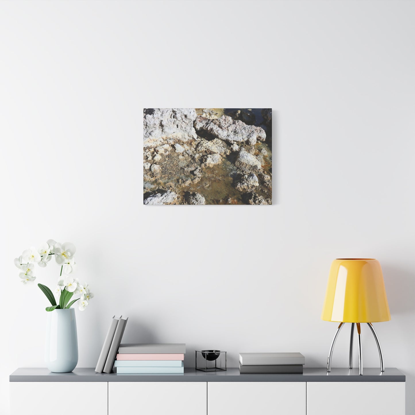 Weathered Stone Symphony - Unique Frameless Canvas Wall Art
