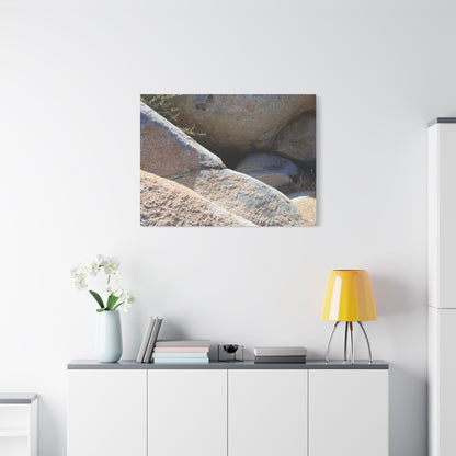 Rocky Shelter - Unique Frameless Canvas Wall Art