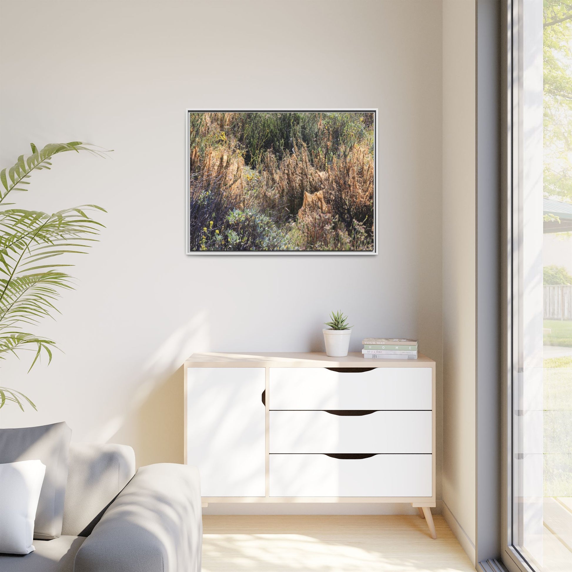 Drought-Stricken Landscape - Unique Stretched Canvas Wall Art - Art By Earth
