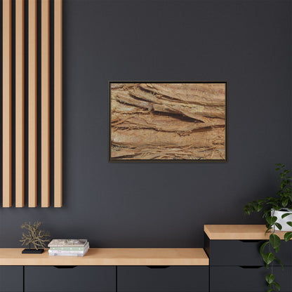 Splintered Bark - Unique Stretched Canvas Wall Art - Art By Earth