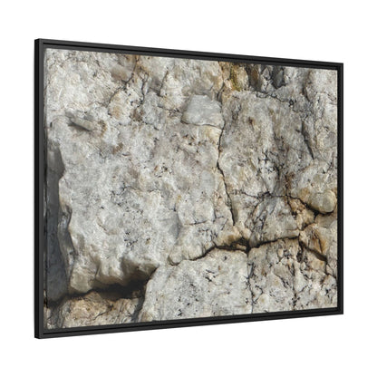 Weathered Limestone Formation - Unique Stretched Canvas Wall Art - Art By Earth