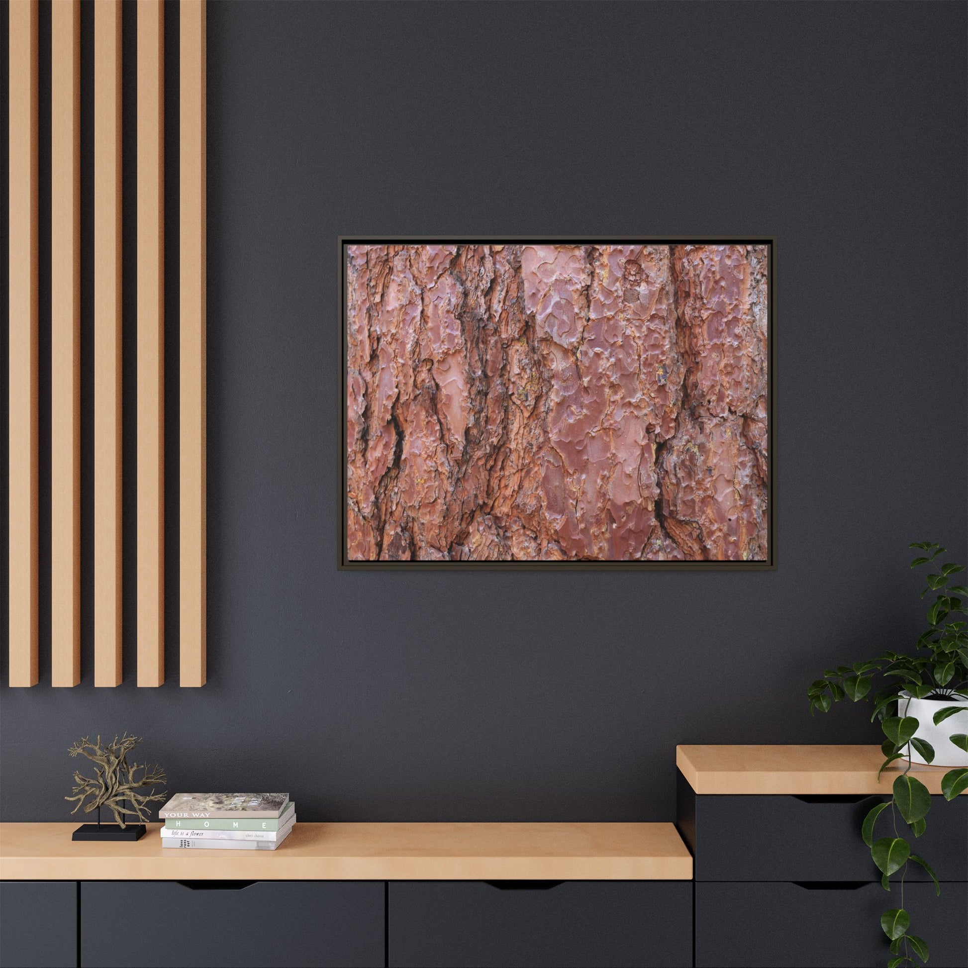 Russet Ridges - Unique Stretched Canvas Wall Art - Art By Earth