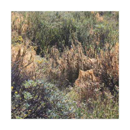 Sagebrush Desert Landscape - Unique Frameless Canvas Wall Art - Art By Earth
